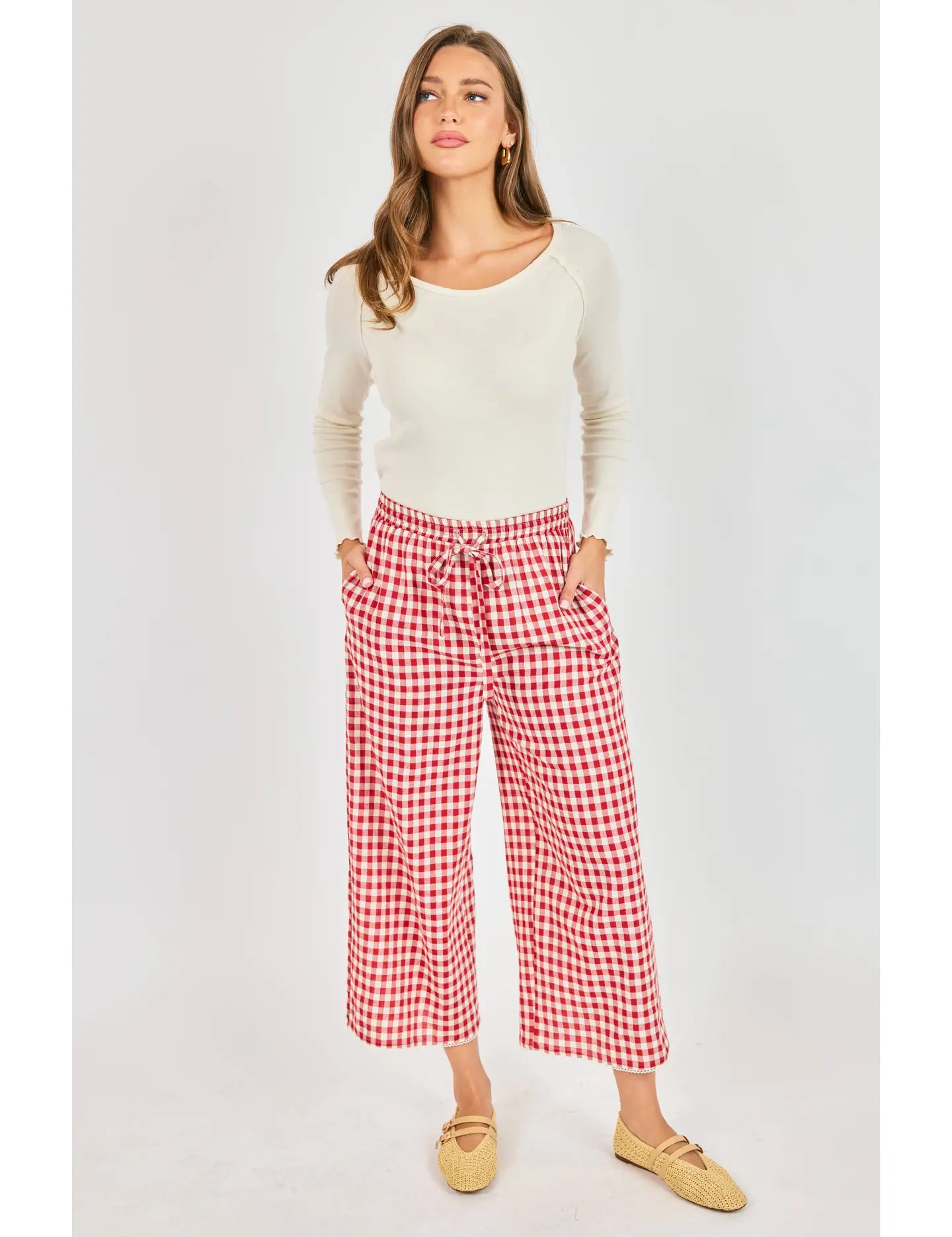 Apple Butter Pants - Red Ivory