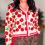 Pale Pink Cherry Cardigan – Queen of Sparkles