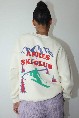 Apres Ski Club Pullover Top Cream