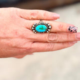 One-Stone Sonoran Gold Ring – Size 7