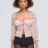 Etienne Top - Pink [For Love and Lemons]
