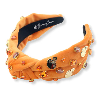 Fan Gear Football Headband in Orange