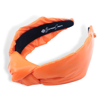 Orange Puff Knotted Headband