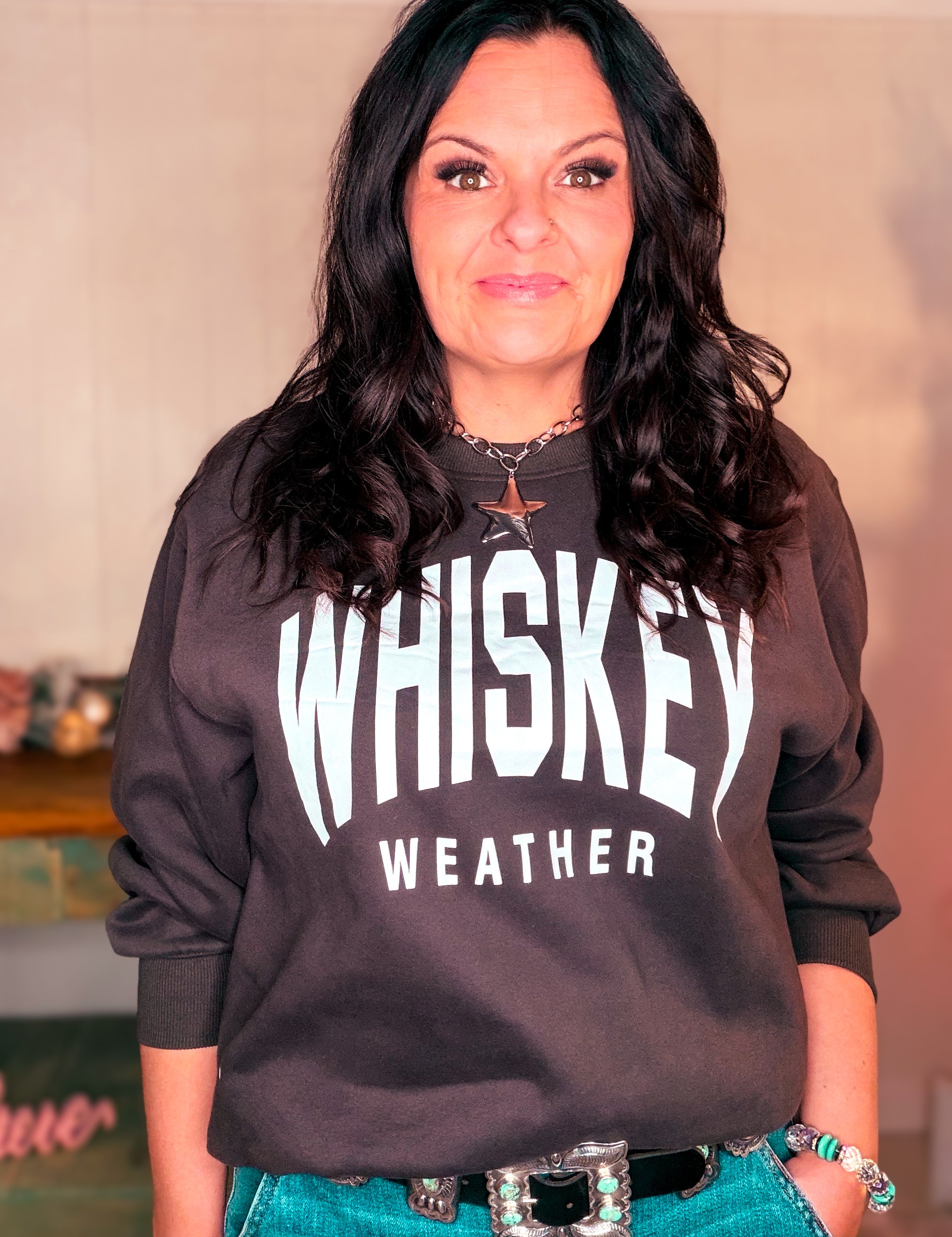 Charcoal Whiskey Weather Sweatshirt