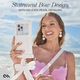 Case-Mate Ivory Pearl Bow Waterproof Floating Pouch