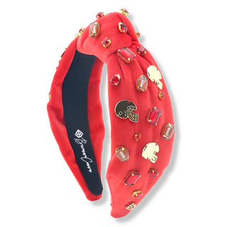 Fan Gear Football Headband in Red