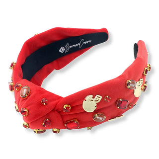 Fan Gear Football Headband in Red