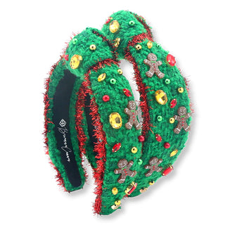 Gingerbread Headband with Crystals and Beads - Child Size