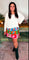Rainbow Colorblock Piece of Pie Skirt - Multi [Queen of Sparkles]