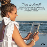 Case-Mate Special Edition Bow Ivory Pearl Beach Tote with Phone Pouch