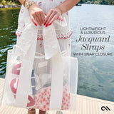 Case-Mate Special Edition Bow Ivory Pearl Beach Tote with Phone Pouch