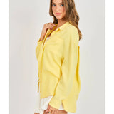 Sugarloaf Button Up Shirt - Butter