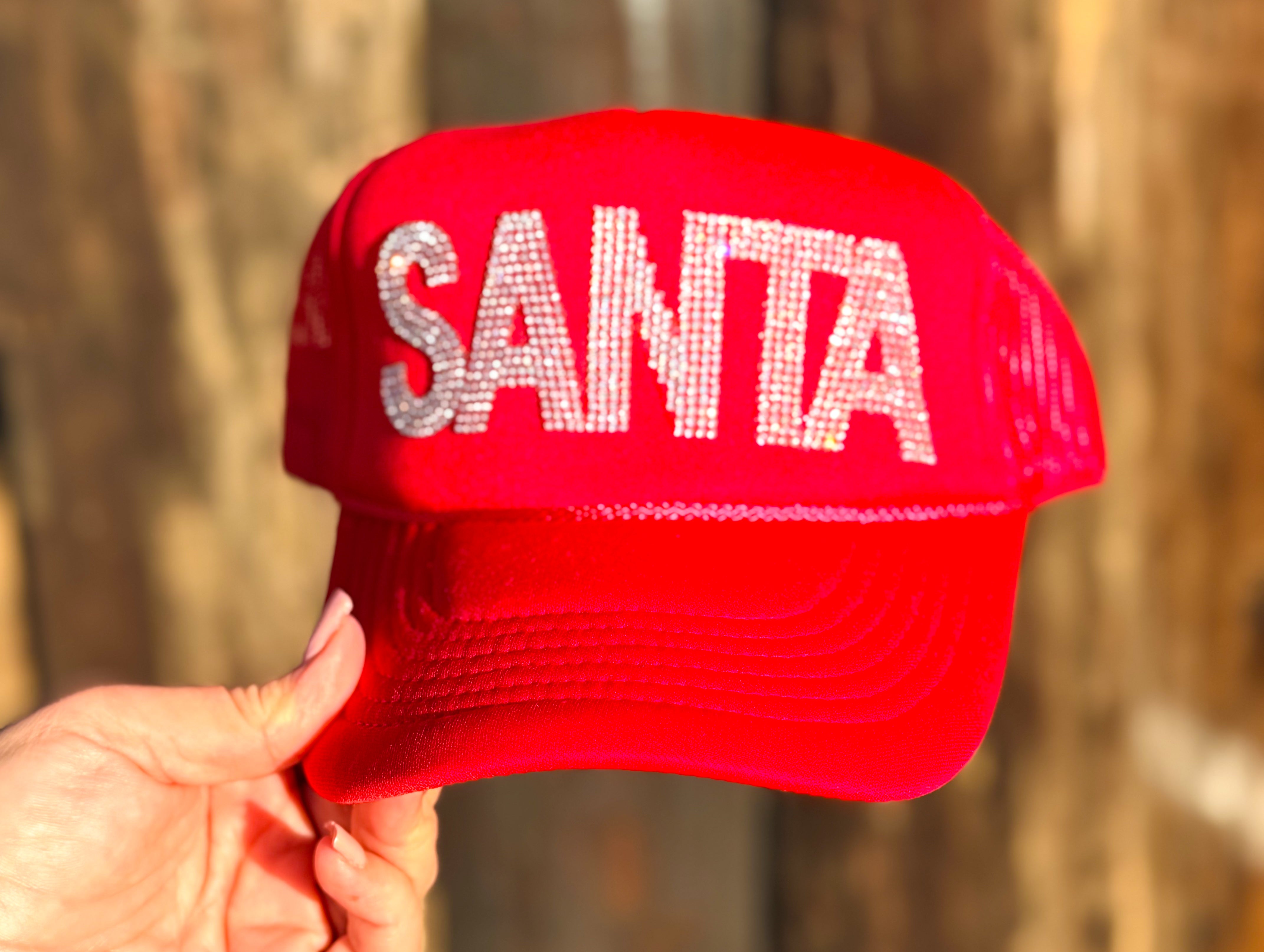Red Santa Trucker Hat