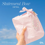 Case-Mate Special Edition Ballet Pink Bow Waterproof Beach Zip Pouch