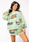Mint Queen of Turkey Sweatshirt - Mint Green (Queen of Sparkles)
