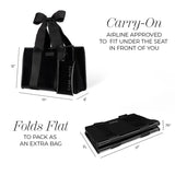 Case-Mate Special Edition Bow Ivory Pearl Beach Tote with Phone Pouch