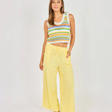 Sugarloaf Elastic Waist Pants - Butter