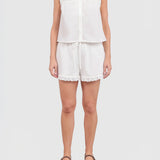 Lowtide Eyelet Trim Shorts - Shell