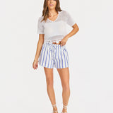 Daytrip Stripe Shorts – Blue & White