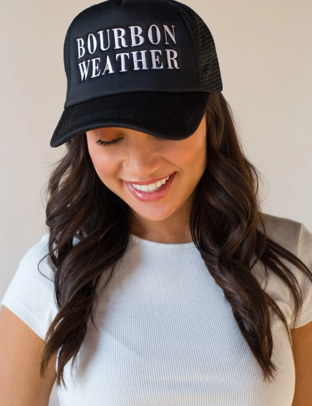 Black Bourbon Weather Trucker Hat