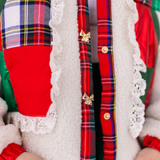 Tartan Plaid Patchwork Sherpa Jacket-(Brianna Cannon)-Pre-Order