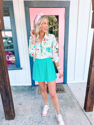 Florals For Days Button Down Top