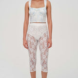 Chantal Denim Corset Top - Blue [For Love and Lemons]
