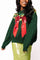 PREORDER Dark Green & Red Wreath Around Neck Sweater - Dark Green [Queen od Sparkles]