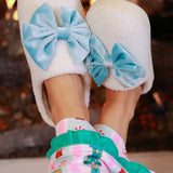 Cozy Bow Slippers