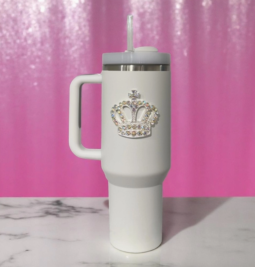 Crown Jeweled Tumbler