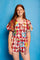 Checkered Picnic Cotton Tie Top - Red & White [Queen of Sparkles]