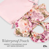 Case-Mate Special Edition Ballet Pink Bow Waterproof Beach Zip Pouch