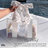 Case-Mate Special Edition Bow Ivory Pearl Beach Tote with Phone Pouch