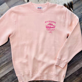 Buckaroo Truck Crewneck Sweatshirt Blush