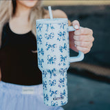 Toile Coquette Bows 38 oz Tumbler