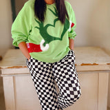 Green Grinch Heart Hands - Green [Queen of Sparkles]