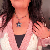 Star Necklace Silver-Chansuttpearls