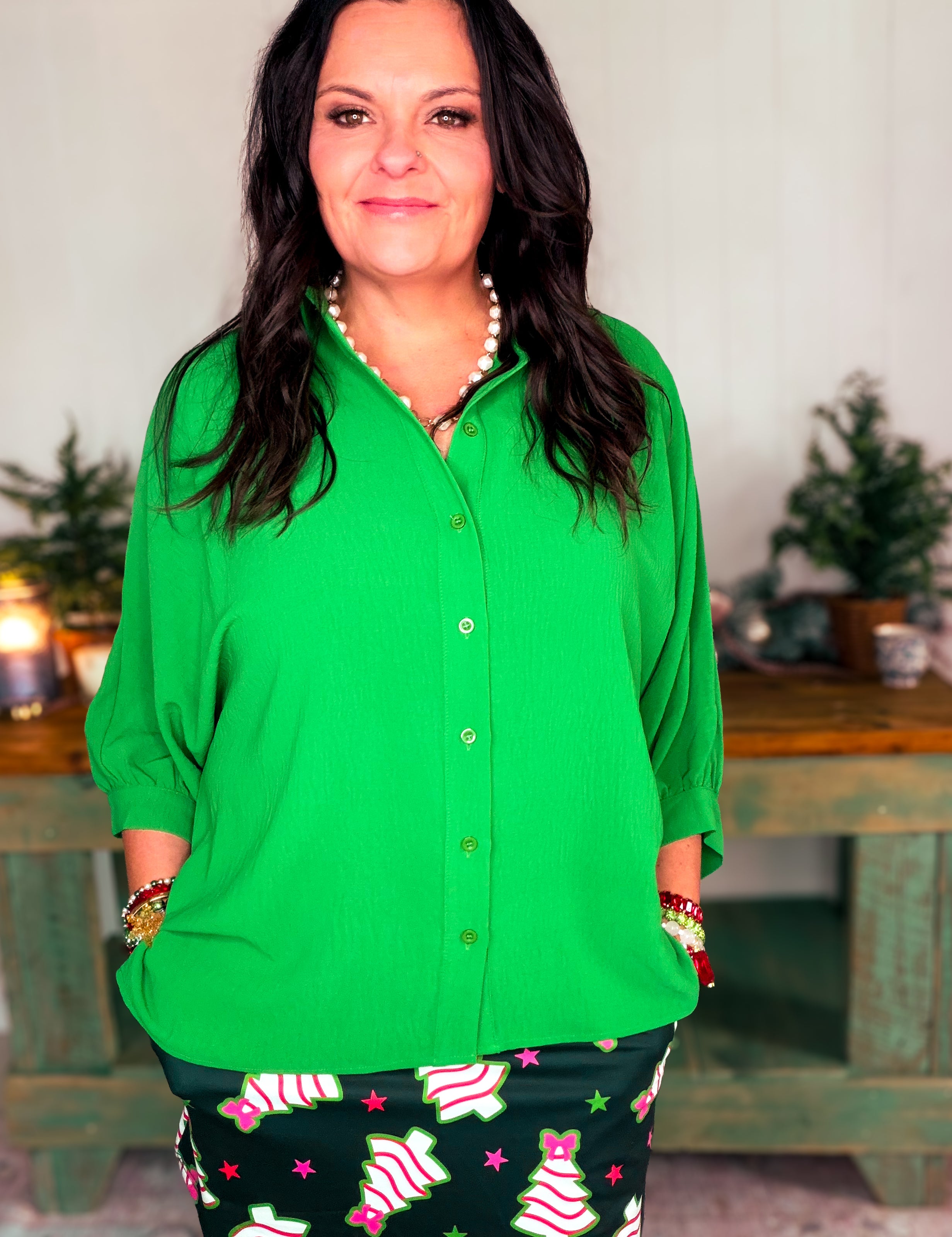 Bow Christmas Treat Skort