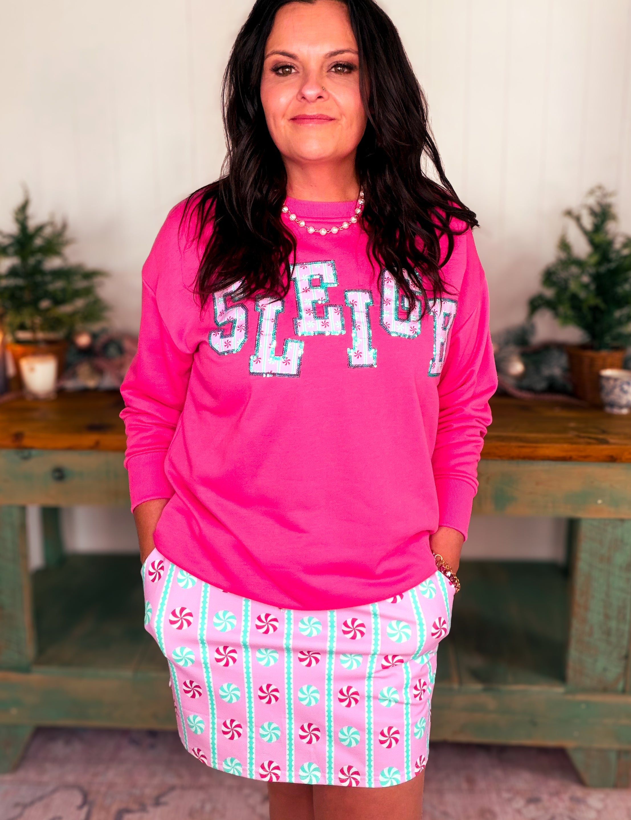 Sleigh Patch Pullover