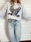 The Bedazzled Duck Sweatshirt - Ash Grey