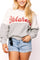 Licensed Oklahoma Pastel Two Tone Sweatshirt - OU Two Tone [Queen of Sparkles]