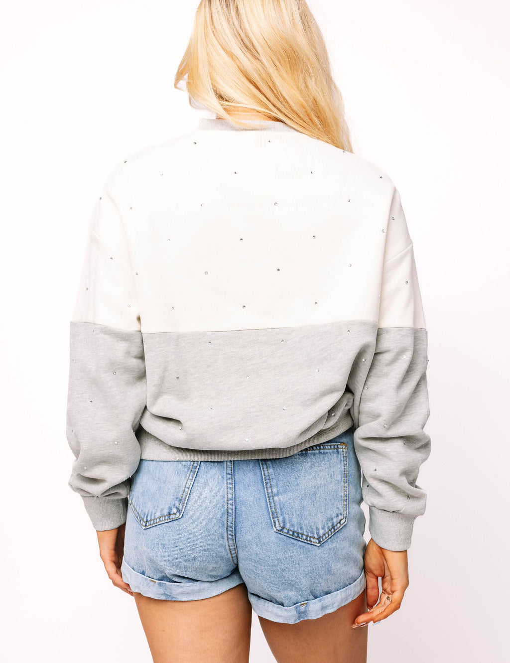 Licensed Oklahoma Pastel Two Tone Sweatshirt - OU Two Tone [Queen of Sparkles]