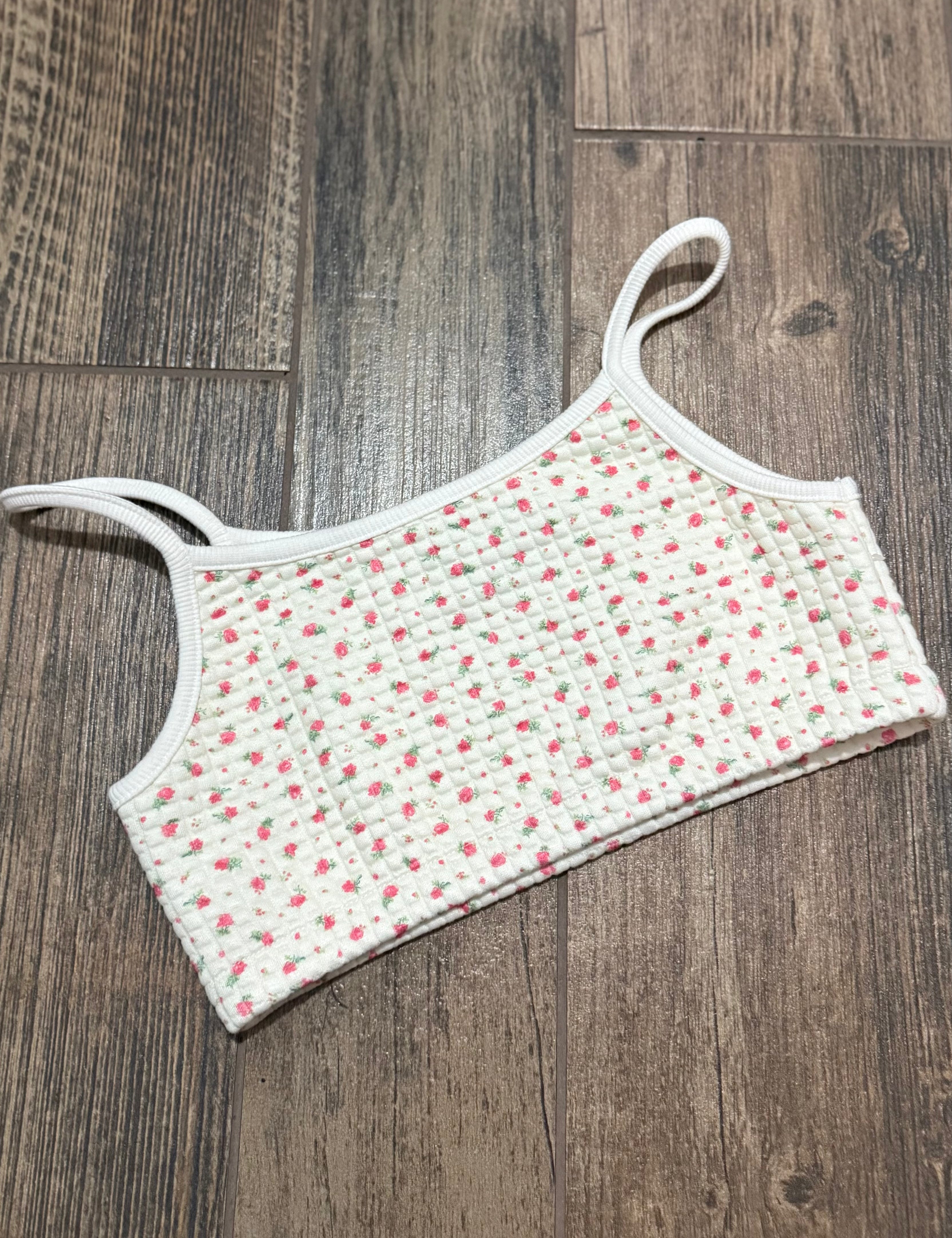 Red Roses Quilted Tank Top - Red Roses [Happy Camp3r]
