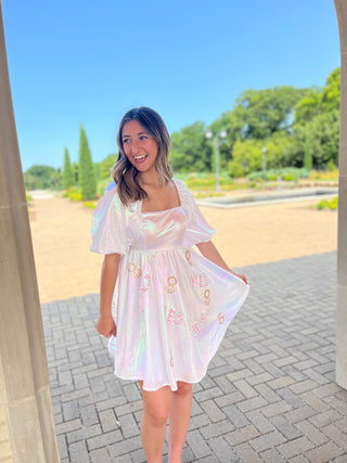 Put a Ring On It White Yes Dress