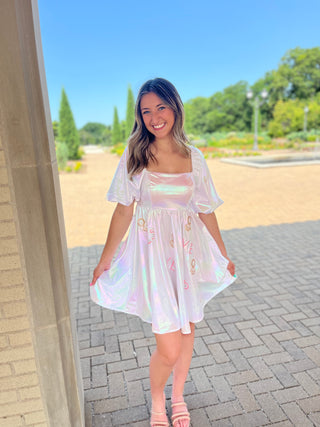 Put a Ring On It White Yes Dress