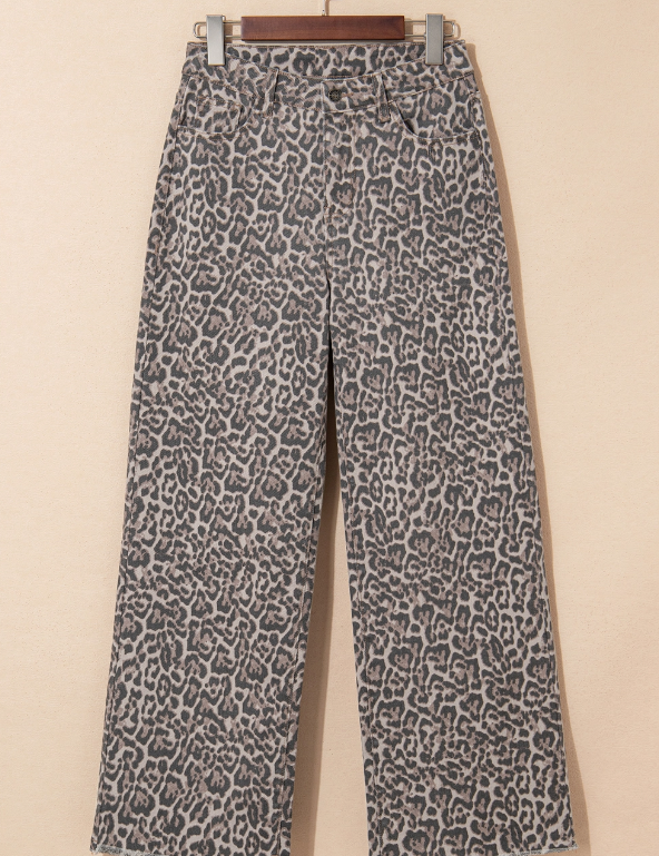Leopard Wide LegJean