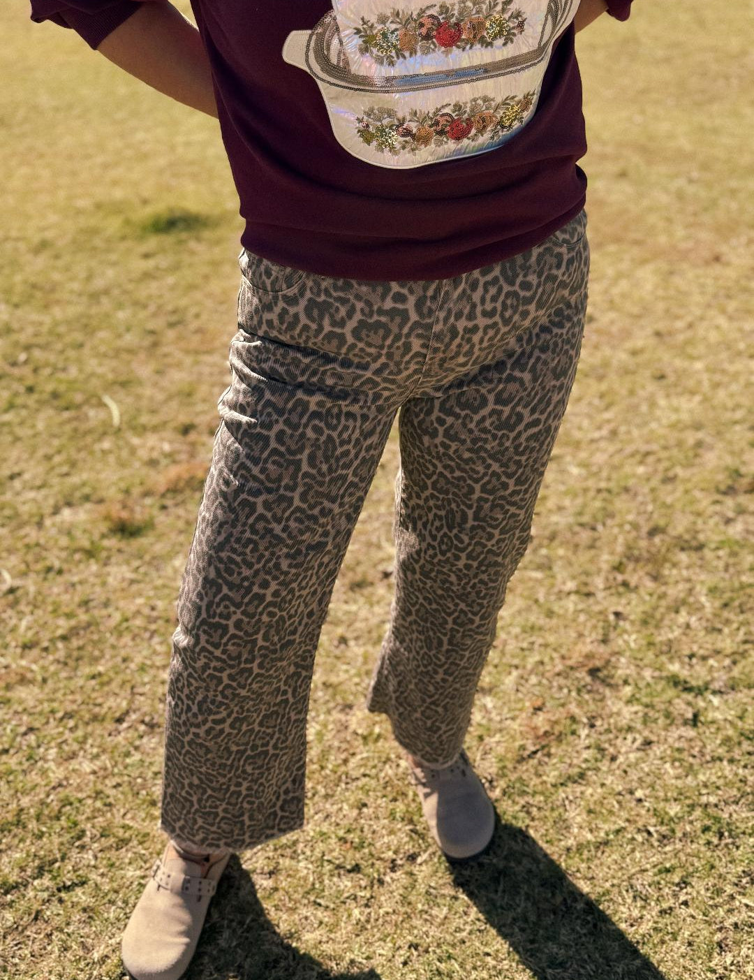 Leopard Wide LegJean