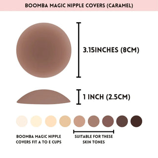 Boomba Magic Nipple Covers Caramel