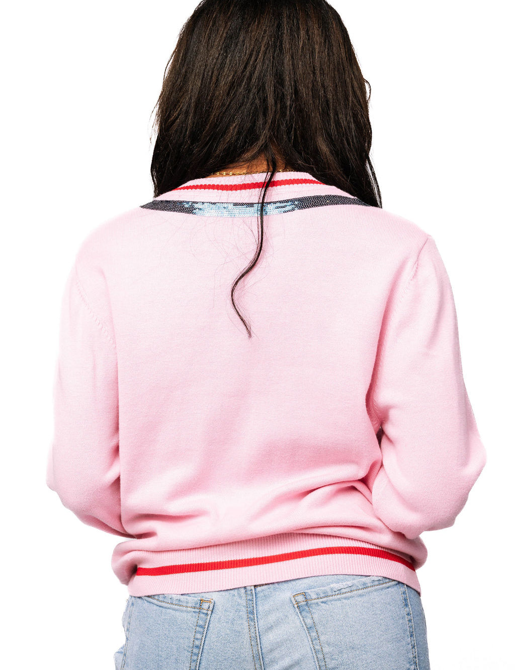 Pink Medical Instrument Button-Up Cardigan-Queen of Sparkles-Pre Order