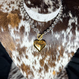 Glam Heart Necklace-Chansuttpearls